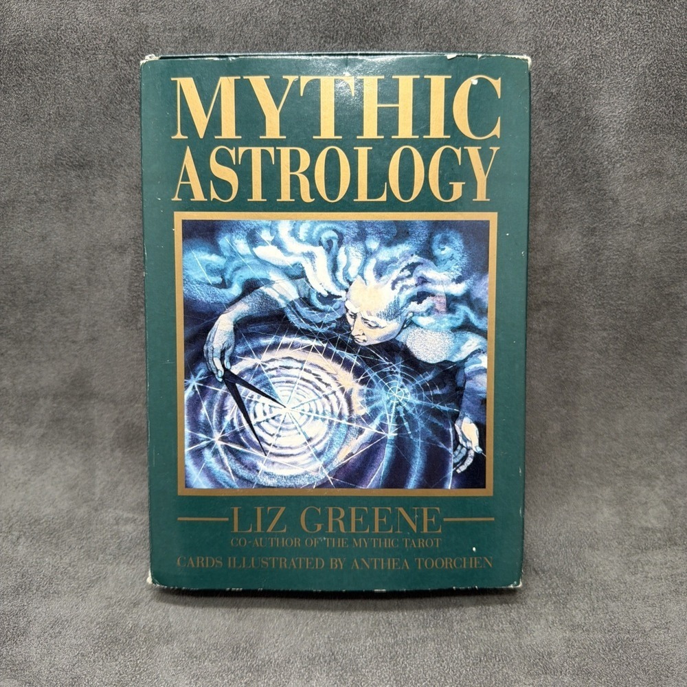 Vintage Mythic Astrology by Liz Greene Tarot Cards Book Cloth & Notepad